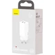 Мережевий зарядний пристрій Baseus GaN2 Lite Quick Charger C+U 65W EU White CCGAN2L-B02 - зображення 4