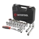Набір інструментів 1/2" 21од INTERTOOL ET-9021 в кейсі - зображення 1