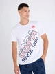Футболка бавовняна чоловіча U.S. Polo Assn 11T0081-2X00A (White) XL Біла з принтом (786662477625) - зображення 1