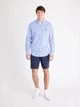 Рубашка хлопковая мужская U.S. Polo Assn 11H0381-X500A(Pink Moon) M Голубая (786662593356) - изображение 3