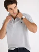 Поло довге чоловіче US Polo Assn 116015-8800A(Heather Light Gray) XL Світло-сіре (786654572079) - зображення 5