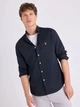 Рубашка хлопковая мужская U.S. Polo Assn 11C251-VT00A(Black) 2XL Черная (786660586794) - изображение 4