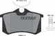 Комплект гальмівних колодок TEXTAR 2355402 Volkswagen Golf, Polo, Sharan, Passat; Audi A4, A8, A3, A6; Skoda Octavia; Seat Toledo; Citroen C8, C2, C4; Peugeot 307, 308 10030811, 10347032, 10807527 - изображение 6