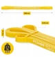 Эспандер-петля 4FIZJO Power Band 8 мм 2-5 кг резина для фитнеса и спорта Yellow (P-5907222931783) - изображение 4