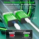 Перезаряживаемая литиева крона 2 шт аккумулятор PUJIMAX ёмкость 4400 mah 9 V + кабель Type C 1500 циклов зарядки - изображение 3