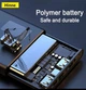 Повербанк Hinne 20000mAh 22.5W Power Bank 2 USB выхода / Type-C / Micro-USB Павербанк черный - изображение 8