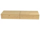 Детская деревянная песочница PLAYTIVE 2в1 с бассейном и крышкой, 150×45 см, от 1 года - изображение 4