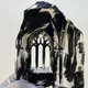 Декоративный подсвечник-замок Gothic Modern, гипсовый, с ручной росписью черный цвета - изображение 10