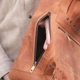 Мужской рюкзак Hankle H7 из натуральной кожи цвет Коньяк - изображение 9
