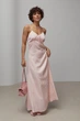 Женский сарафан в горох с кружевом Lurex Розовый S (6665) - изображение 5
