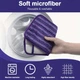 Багаторазова мікрофібра для швабри Swiffer на липучках / фіолетова (14 см x 28.5 см) - изображение 2
