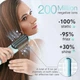 Беспроводная аккумуляторная щетка-выпрямитель для волос Webeauty - изображение 2