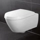 Унітаз Villeroy&Boch Avento підвісний без обідка + кришка Soft Close 9M77C1 (5656HR01) - изображение 2