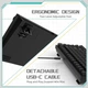 Клавіатура AJAZZ AK820 Black Ігрова Дротова Механічна, USB-C, біла підсвітка, Red Switch - зображення 12