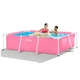 Прямоугольный каркасный бассейн Intex 28266 220х150х60 см Розовый детский бассейн 1662 л для дачи и двора от 6 лет - изображение 12