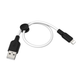 Кабель HOCO X21 Plus Silicone Lightning 2,4A/0,25m. Black&White - зображення 2