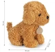 М'яка іграшка EcoToys Плюшевий песик у сумці Пудель з щіткою (HC750227) (5905817008261) - зображення 6