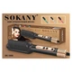 Плойка-гребень для волос SOKANY SK-1008 для укладки волос, черно-золотистая - изображение 1