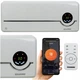 Тепловая воздушная завеса Kaminer 26389 2000 Вт Wi-Fi с LED-дисплеем, пультом ДУ и ECO-режимом для дома и офиса - изображение 1