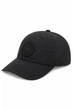 Кепка мужская чёрная хлопковая с логотипом компаса Stone Island CAP-STON-003-BLK - изображение 1