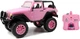 Машина на пульті керування рожева Girlmazing 1:16 Jeep Wrangler Jada 96991 - зображення 5