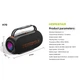 Портативна колонка Hopestar H70, Чорний - 692577 - зображення 7
