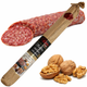 Ковбаса салямі Rasmo Premio Salame Italiano con Noci з грецьким горіхом 290 г ± - зображення 1