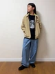 Детская куртка UNIQLO на молнии 1159862111 (Бежевый 11-12) на рост 145-155 см - изображение 2