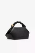 Женская кожаная сумка с логотипом GANNI Small Bou Bag Черный - изображение 2