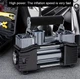 Двухпоршневой автомобильный компрессор с фонариком 12V, 60 л/мин — надежный помощник для дороги и ежедневного использования - изображение 10
