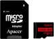 MicroSDXC Apacer 256 GB microSDHC Class 10 UHS-I V10 + SD adapter (AP256GMCSX10UB-R) - изображение 1
