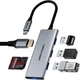 USB-хаб Vention 6-in-1 USB Type-C -> HDMI/TF/3xUSB-A 3.0, 0.15 м (TOOHB) - изображение 2