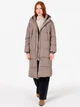 Куртка демисезонная длинная с капюшоном женская Colin's CL1070989MIN S Mink (8684112302416) - изображение 1