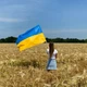 Флаг Украины 140х90см из ткани Oxford, с люверсами под флагшток, сине-желтый - изображение 7