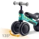 Rowerek biegowy trojkolowy dla dzieci RICOKIDS RK-606 Czarno-turkusowy (5903890632502) - obraz 5