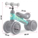 Rowerek biegowy trojkolowy dla dzieci RICOKIDS RK-606 Czarno-turkusowy (5903890632502) - obraz 6