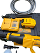 Акумуляторна мийка високого тиску безщіткова Krafftec Germany PRO (48V 8Ah 45 Бар) Ручна автомийка + 2 АКБ та насадки жовта (7567) - изображение 4