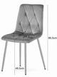 Крісло м'яке ModernHome by Multistore велюрове стьобане Бежеве (5903332078660) - зображення 6