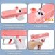 Водный пистолет детский механический с внутренним резервуаром для воды DESERT EAGLE Glock pink-white - изображение 3