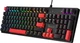 Клавіатура дротова A4Tech Bloody S520N BLMS Red Plus USB Fire Black (A4TKLA47737) - зображення 5