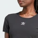 Женский топ Essentials Ribbed adidas IY9664 (M) черный (4067894018470) - изображение 4