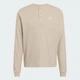 Мужской лонгслив Trefoil Essentials adidas KE1178 (XS) бежевый (4068822127707) - изображение 6
