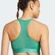 Жіночий спортивний бра Powerreact Training Medium-Support Hyperglam adidas JC7353 (2XS (C-D)) зелений (4067891258848) - зображення 6