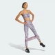Женское бра Optime Essentials Workout Leopard Light Support adidas KA6345 (XS) фиолетовый (4068822084345) - изображение 3