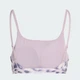 Женское бра Optime Essentials Workout Leopard Light Support adidas KA6345 (XS) фиолетовый (4068822084345) - изображение 7