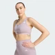 Женское бра Optime Essentials Workout Zip-Front Medium Support adidas KA4746 (L) фиолетовый (4068822360470) - изображение 4