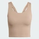 Женская майка adidas All Me Medium Support adidas JL5521 (2XL) коричневый (4068811378325) - изображение 6