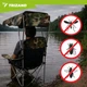 Посилене складане крісло Trizand 27518 PANAMA для риболовлі та кемпінгу з навісом і москітною сіткою - зображення 4