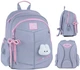 Рюкзак шкільний Kite 771S для дівчинки Сірий 36x25x12см 12 л легкий Ортопедичний 1-4 клас спинка Ergo Kids (K26-771S-1) - зображення 1