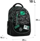 Рюкзак шкільний Kite Education Good Mood 38x28x16 см 18 л Чорний (K26-700M-5) - зображення 4